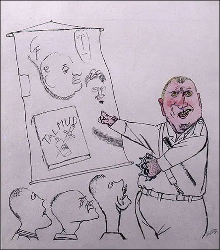 George Grosz, The Lecture by George Grosz (1935)