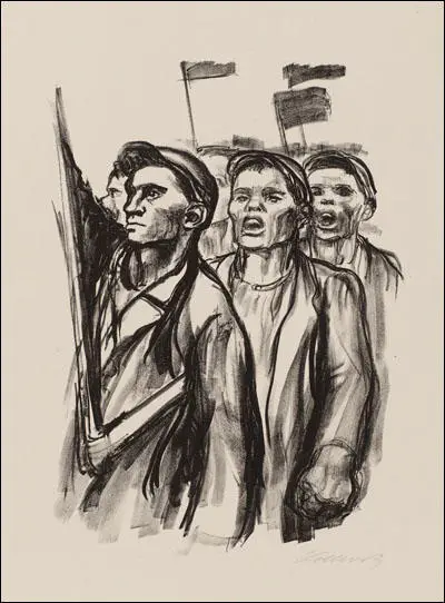 Käthe Kollwitz, Widows and Orphans (1919)