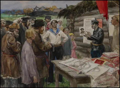 Ivan Vladimirov, A lesson on communism for the Russian peasants (1922)