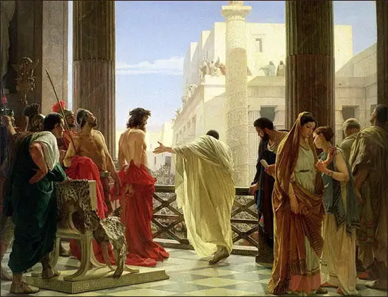 Antonio Ciseri, Pilate presenting Jesus to the people of Jerusalem (c.1860)