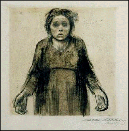 Käthe Kollwitz, Widows and Orphans (1919)