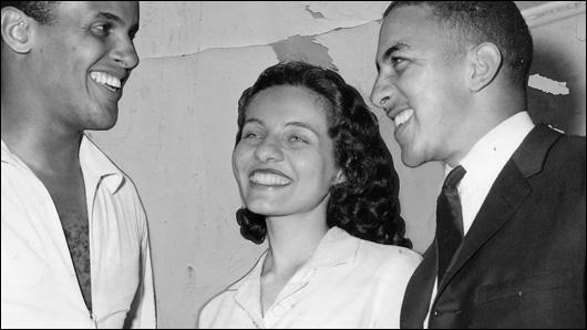 Harry Belafonte, Diane Nash and Charles Jones (1961)