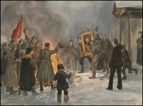 Ivan Alexeyevich Vladimirov, The Abdication of the Tsar (1917)