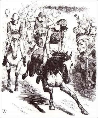 "The Derby, 1867, Dizzy wins with Reform Bill"John Tenniel, Punch Magazine (25th May, 1867)