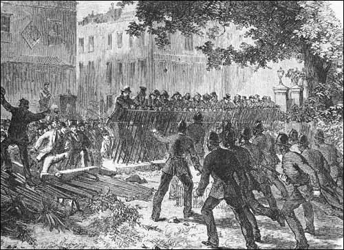 Reform League demonstration in Hyde Park, Illustrated London News (23rd July 1866)