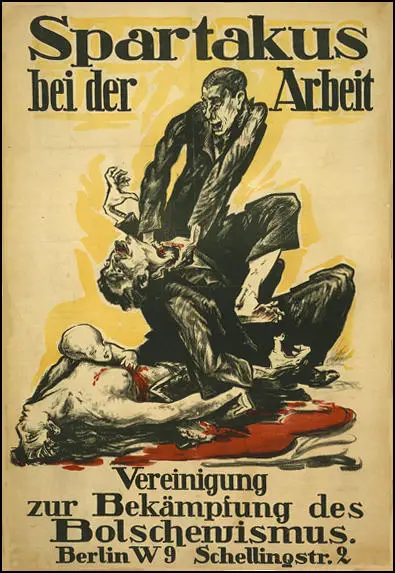 Anti-Spartacus League poster (1919)