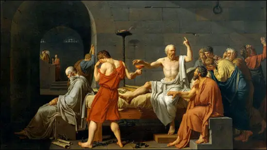 The Death of Socrates, by Jacques-Louis David (1787)