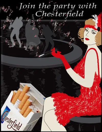 (Source 17) Advertisement for Chesterfield cigarettes (1920s)