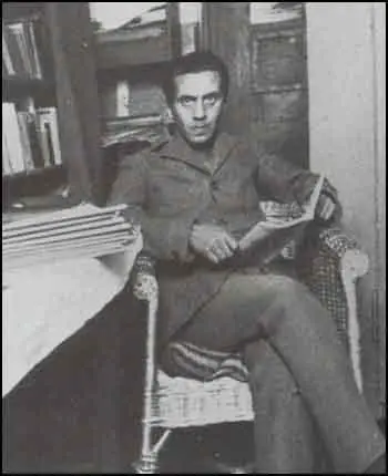 Ernst Toller in his prison cell (c. 1921)