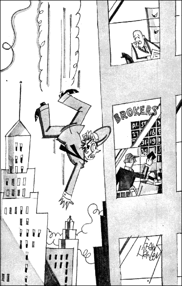 Frank Hanley, Up three points. My Gawd, I jumped too soon (10th January, 1930)