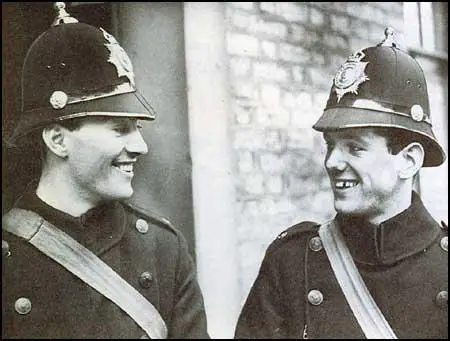 Jack Fairbrother and Willie Hamilton of Preston North Endjoined the Blackburn Police Force on the outbreak of the war.