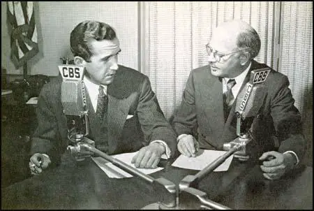 Ed Murrow with William L. Shirer in April 1942