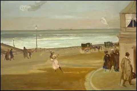 Charles Conder, A Windy Day in Brighton (1904)