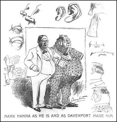 Homer Davenport, Mark Hanna New York Journal (8th November, 1896)