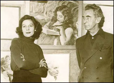James Montgomery Flagg with Ilse Hoffmann