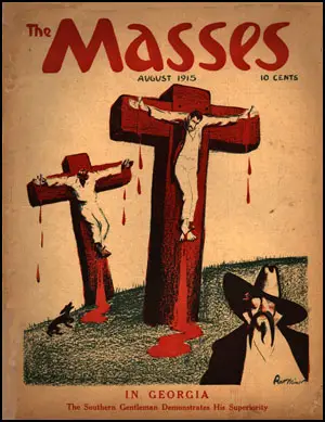 Robert Minor, The Masses (August 1915) A poster of this cartoon and many others from The Masses and related radical publications, is available from the Georgetown Bookshop.