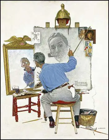 Triple Self-Portrait, Saturday Evening Post (13th February, 1960)