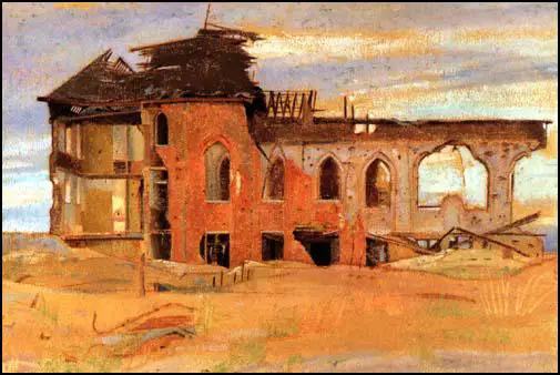 William Rothenstein, Talbot House, Ypres (1918)