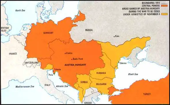 Austro-Hungary: 1914-1918