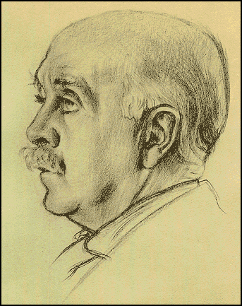 Drawing of Max Beerbohm by William Rothenstein