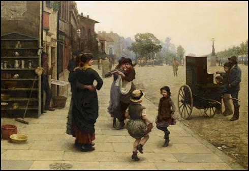 Frederick Brown, An Impromptu Dance (1883)