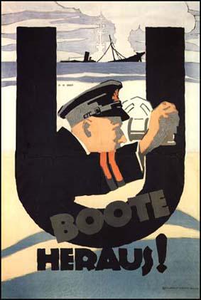 Hans Rudi Erdt, U-Boat Poster (1917)