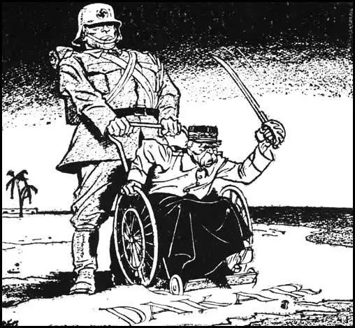 Saving France - for GermanyPhilip Zec, The Daily Mirror (11th October, 1940)