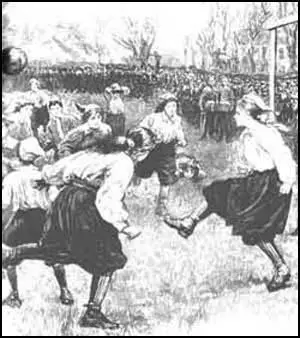 Drawing of the game at Crouch End
