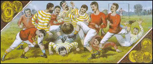 An early game of football.