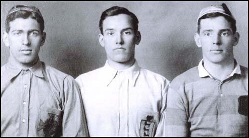 Bill McCracken (Ireland), Colin Veitch (England) and Jimmy Howie (Scotland)