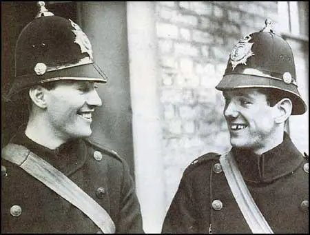 Jack Fairbrother and Willie Hamilton joined the Blackburn Police Force on the outbreak of the war.