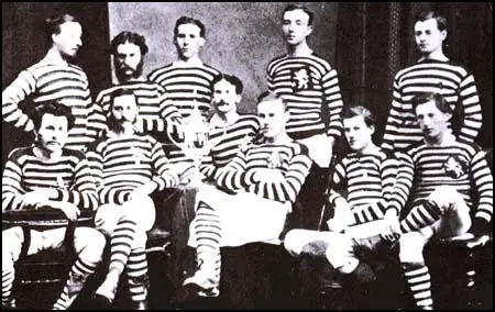 The Queen's Park side in 1874.
