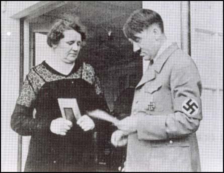 Adolf Hitler and his half-sister, Angela Raubal