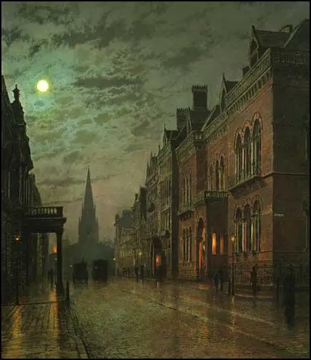 Atkinson Grimshaw, Park Row, Leeds (1882)