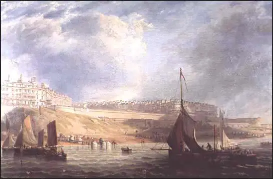 James Wilson Carmichael, Brighton from the Sea (1840).