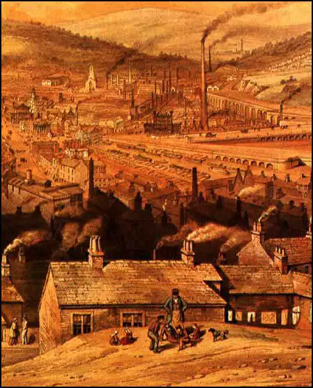 William Ibbit painted this picture of Sheffield in 1854.