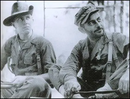 Jake Esterline in China during the Second World War.