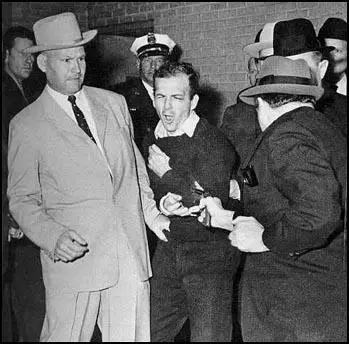 The shooting of Lee Harvey Oswald