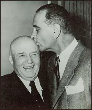 Sam Rayburn and Lyndon B. Johnson