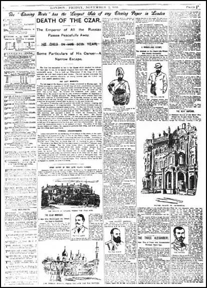 The Evening News (2nd, November, 1894)