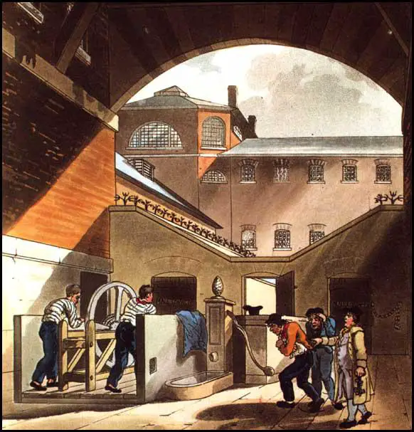 Rudolf Ackermann, Coldbath Fields Prison, from Microcosm of London (1808)