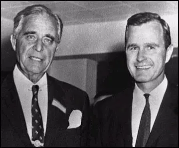 Prescott Bush and his son George H. W. Bush