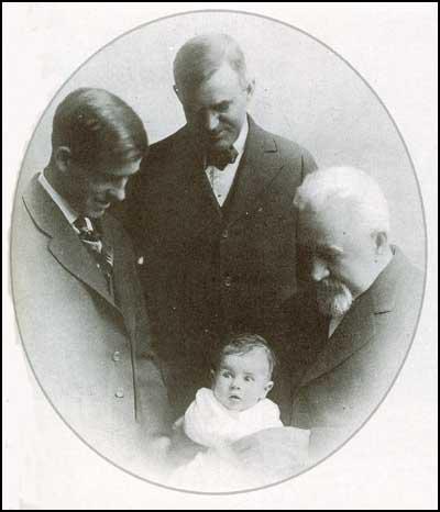 Henry A. Wallace, Henry Cantwell Wallace and Henry Wallace with the latest addition to the family, Henry Browne Wallace.