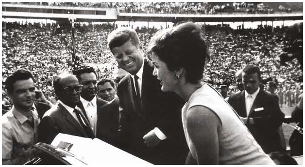 JFK's Visit to Miami Stadium