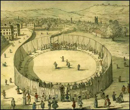 Richard Trevithick's Steam Circus in 1808.