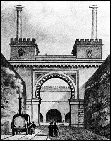 A lithograph of John Forster's Moorish Arch