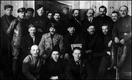 Joseph Stalin and Lenin in 1917