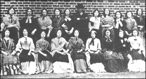 Workers at Courtauld & Taylors mill at Bocking (1859)