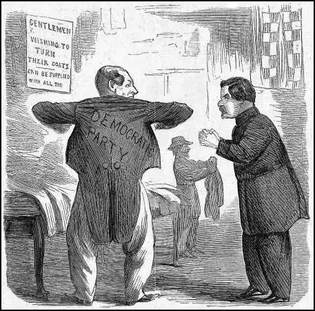 This cartoon appeared in Harper's Weekly showing Fernando Wood and George McClellan during the 1864 presidential campaign (9th July, 1864)