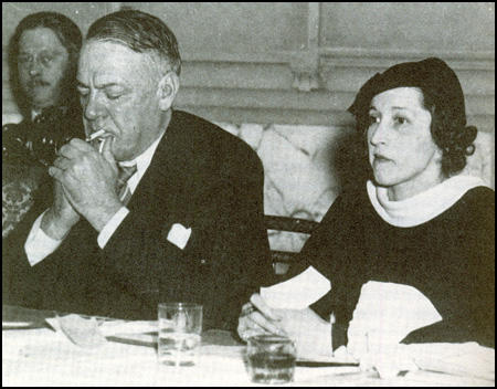 Hugh Johnson with Frances Robinson in 1933